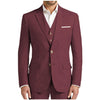 Tiavllya Tiavllya Formal Men's 3 Pieces Mens Suit Notch Lapel Linen For Wedding (Blazer+vest+Pants)