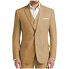 Tiavllya Tiavllya Formal Men's 3 Pieces Mens Suit Notch Lapel Linen For Wedding (Blazer+vest+Pants)
