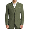 Tiavllya Tiavllya Formal Men's 3 Pieces Mens Suit Notch Lapel Linen For Wedding (Blazer+vest+Pants)