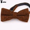 Tiavllya Tiavllya Formal Men's Classic Design Herringbone Bow Tie
