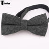 Tiavllya Tiavllya Formal Men's Classic Design Herringbone Bow Tie