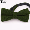 Tiavllya Tiavllya Formal Men's Classic Design Herringbone Bow Tie