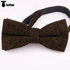 Tiavllya Tiavllya Formal Men's Classic Design Herringbone Bow Tie