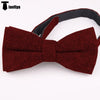 Tiavllya Tiavllya Formal Men's Classic Design Herringbone Bow Tie