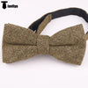 Tiavllya Tiavllya Formal Men's Classic Design Herringbone Bow Tie