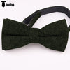 Tiavllya Tiavllya Formal Men's Classic Design Herringbone Bow Tie