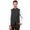Tiavllya Tiavllya Formal Men's Slim Fit herringbone Stand Collar Waistcoat
