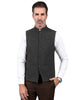Tiavllya Tiavllya Formal Men's Slim Fit herringbone Stand Collar Waistcoat