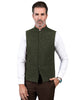 Tiavllya Tiavllya Formal Men's Slim Fit herringbone Stand Collar Waistcoat