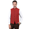 Tiavllya Tiavllya Formal Men's Slim Fit herringbone Stand Collar Waistcoat