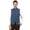Tiavllya Tiavllya Formal Men's Slim Fit herringbone Stand Collar Waistcoat
