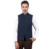 Tiavllya Tiavllya Formal Men's Slim Fit herringbone Stand Collar Waistcoat