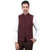 Tiavllya Tiavllya Formal Men's Slim Fit herringbone Stand Collar Waistcoat