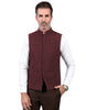 Tiavllya Tiavllya Formal Men's Slim Fit herringbone Stand Collar Waistcoat