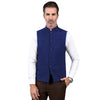 Tiavllya Tiavllya Formal Men's Slim Fit herringbone Stand Collar Waistcoat