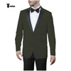 Tiavllya Tiavllya Formal Men's Slim Fit Peak Lapel Flat Blazer