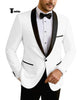 Tiavllya Tiavllya Formal Men's Slim Fit Shawl Lapel Flat Blazer