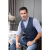 Tiavllya Tiavllya Formal Men's Tweed Herringbone V Neck Waistcoat