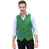Tiavllya Tiavllya Formal Mens Regular Fit Tweed Notch Lapel Waistcoat
