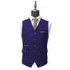 Tiavllya Tiavllya Formal Mens Regular Fit Tweed V Neck Waistcoat