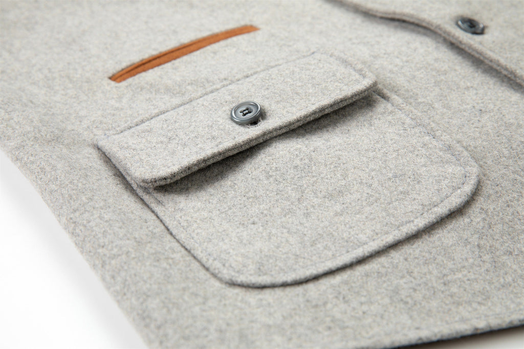 Tiavllya Tiavllya Formal Mens Regular Fit Tweed V Neck Waistcoat