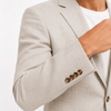 Tiavllya Tiavllya Leisure 2 Piece Men's Suit Flat Linen Notch Lapel Tuxedos (Blazer+Shorts)