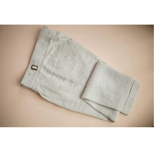 Tiavllya Tiavllya Leisure Men's Suit Pants Cotton Linen Trousers For Wedding