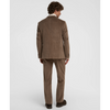 Tiavllya Tiavllya Men's 2 Piece Vintage Corduroy Notch Lapel Jacket Suit Sports Coat Set (Blazer + Pant)