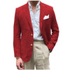 Tiavllya Tiavllya Men's 2 Pieces Mens Blazer Peak Lapel Linen For Wedding
