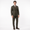 Tiavllya Tiavllya Men's Casual 2 Pieces Mens Suit Classic Tweed Peak Lapel Tuxedos (Blazer+Pants)