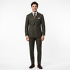 Tiavllya Tiavllya Men's Casual 2 Pieces Mens Suit Classic Tweed Peak Lapel Tuxedos (Blazer+Pants)