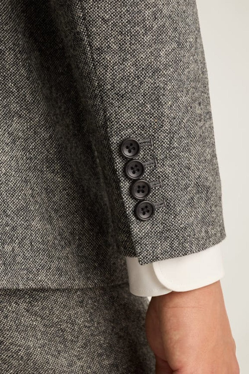 Tiavllya Tiavllya Men's Casual 3 Pieces Mens Suit Classic Tweed Notch Lapel Tuxedos (Blazer+vest+Pants)