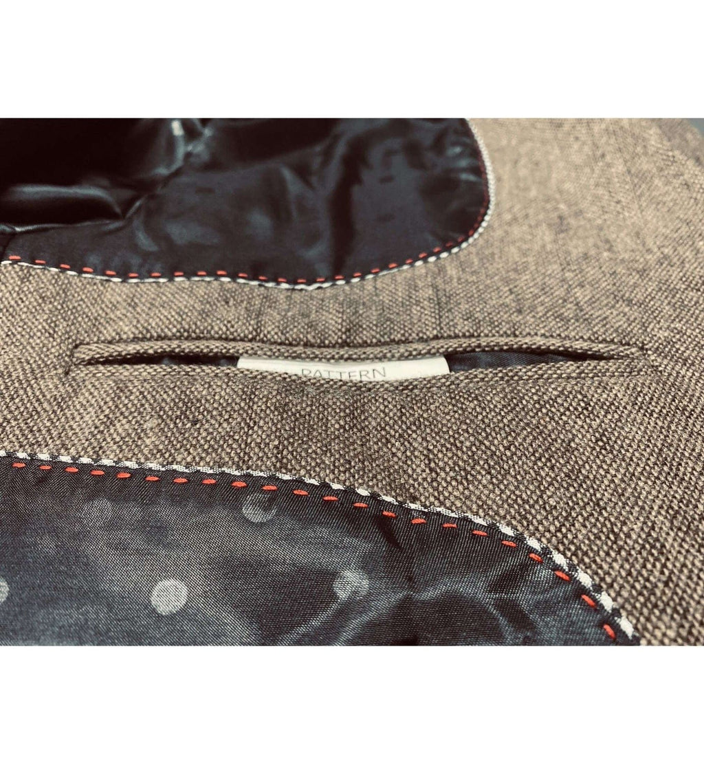 Tiavllya Tiavllya Men's Casual 3 Pieces Mens Suit Classic Tweed Notch Lapel Tuxedos (Blazer+vest+Pants)