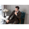 Tiavllya Tiavllya Men's Casual 3 Pieces Mens Suit Classic Tweed Notch Lapel Tuxedos (Blazer+vest+Pants)