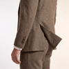Tiavllya Tiavllya Men's Casual 3 Pieces Mens Suit Classic Tweed Notch Lapel Tuxedos (Blazer+vest+Pants)