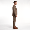 Tiavllya Tiavllya Men's Casual 3 Pieces Mens Suit Classic Tweed Notch Lapel Tuxedos (Blazer+vest+Pants)