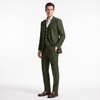 Tiavllya Tiavllya Men's Casual 3 Pieces Mens Suit Classic Tweed Notch Lapel Tuxedos (Blazer+vest+Pants)