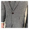 Tiavllya Tiavllya Men's Casual 3 Pieces Mens Suit Herringbone Tweed Tuxedos (Blazer+vest+Pants)