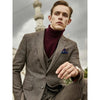 Tiavllya Tiavllya Men's Casual 3 Pieces Mens Suit Herringbone Tweed Tuxedos (Blazer+vest+Pants)