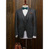 Tiavllya Tiavllya Men's Casual 3 Pieces Mens Suit Herringbone Tweed Tuxedos (Blazer+vest+Pants)