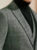 Tiavllya Tiavllya Men's Casual 3 Pieces Mens Suit Plaid Herringbone Tuxedos (Blazer+vest+Pants)