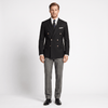 Tiavllya Tiavllya Men's Casual Black Slim-fit Double Button Peak Lapel Men's Jacket