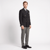 Tiavllya Tiavllya Men's Casual Black Slim-fit Double Button Peak Lapel Men's Jacket