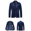 Tiavllya Tiavllya Men's Casual Corduroy Suit Retro Slim Fit Notch Lapel Sports Jacket