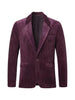 Tiavllya Tiavllya Men's Casual Corduroy Suit Retro Slim Fit Notch Lapel Sports Jacket
