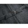 Tiavllya Tiavllya Men's Casual Double Breasted Tweed Herringbone V Neck Waistcoat