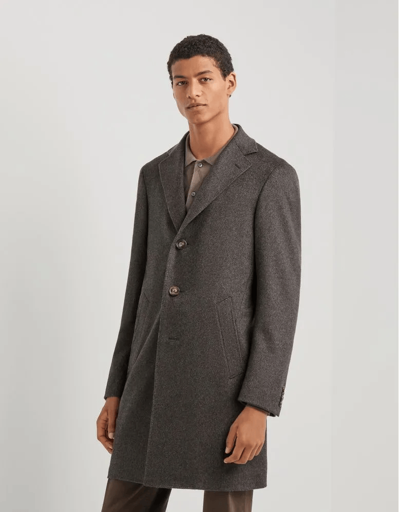 Tiavllya Tiavllya Men's Casual Tweed Notch Lapel Blazer