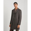 Tiavllya Tiavllya Men's Casual Tweed Notch Lapel Blazer