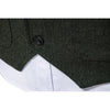 Tiavllya Tiavllya Men's Classic Tweed Herringbone Notch Lapel Waistcoat