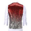 Tiavllya Tiavllya Men's Fashion Gradient Sequined Suit Vest V Neck Suit Vest